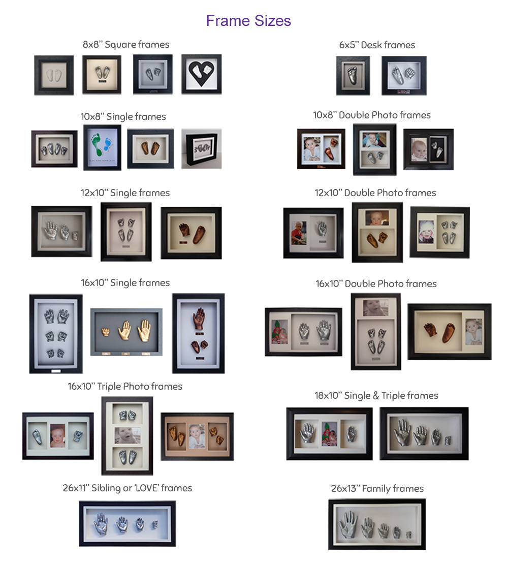 photo print sizes and frames