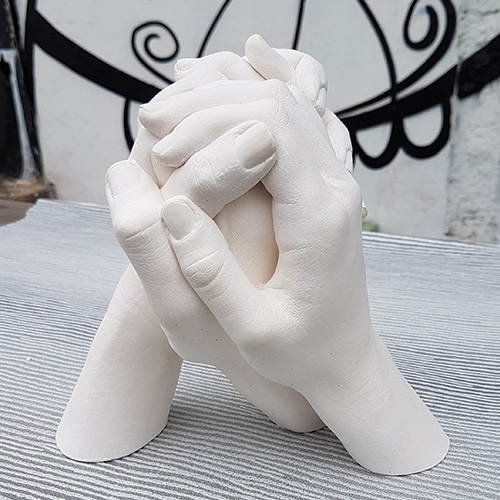 Adult Hand Casting Kits - 3D Holding Hand Casts for Unique