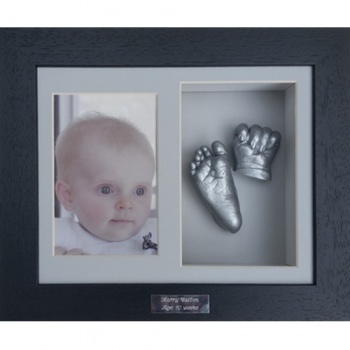 Deep 10x8'' Double Photo Frame Baby Casting Kit