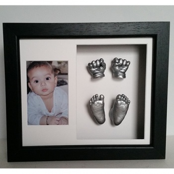 OPT40 - 12x10'' Double Photo Frame - 2 Hands & 2 Feet - About 255