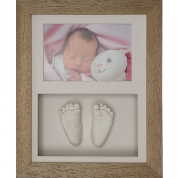 Special Classic 10x8'' Double Photo Frame Baby Casting Kit