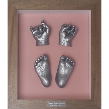 Contemporary 10x8'' Frame Baby Casting Kit