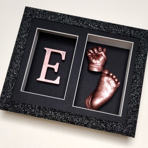 Glitter 10x8'' Double Black Frame