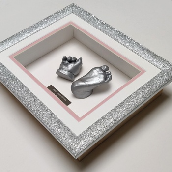 Glitter 10x8'' Single Frame Baby Casting Kit