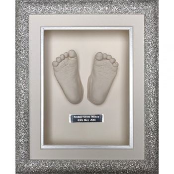 Glitter 10x8'' Single Silver Frame