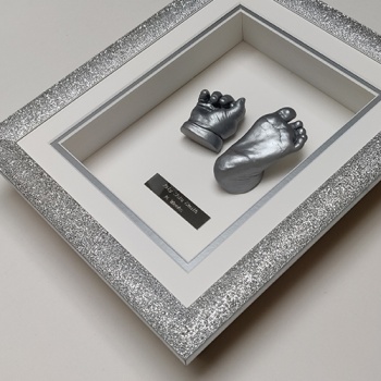 Glitter 10x8'' Single Silver Frame