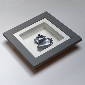 Deep 8x8'' Square Grey Frame