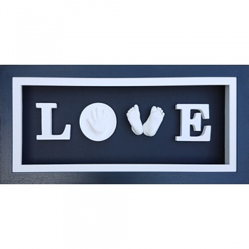 Deep 26x11'' Black LOVE Frame (with pine box)