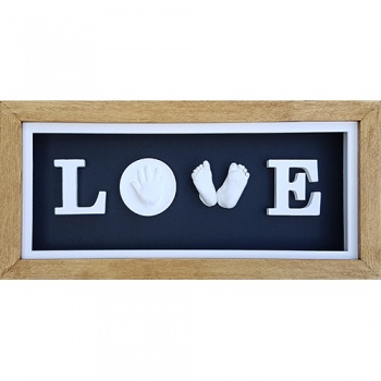 Deep 26x11'' Cottage Oak LOVE Frame (with pine box)