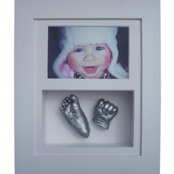 OPT18 - 10x8'' Double Photo Frame - 1 Hand & 1 Foot - About 140