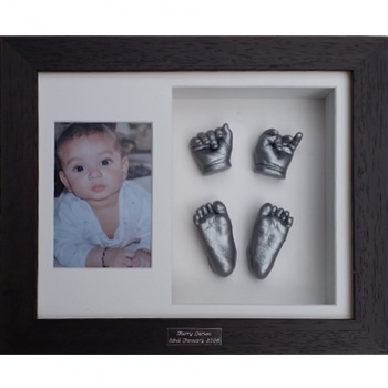 Deep 12x10'' Double Photo Frame Baby Casting Kit