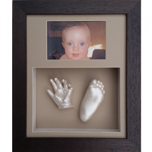 Deep 12x10'' Double Photo Frame Baby Casting Kit