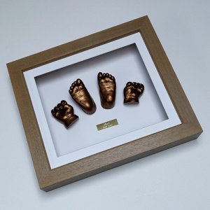 Luxury SOFTWOOD 12x10'' Single Frame Baby Casting Kit