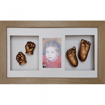 Luxury SOFTWOOD 18x10'' Triple Frame Baby Casting Kit