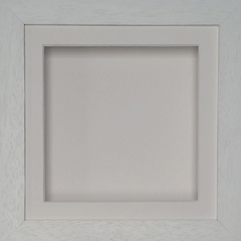 Classic 8x8'' Square White Frame