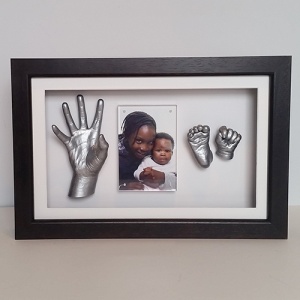 Luxury SOFTWOOD 16x10'' Single Frame Baby Casting Kit