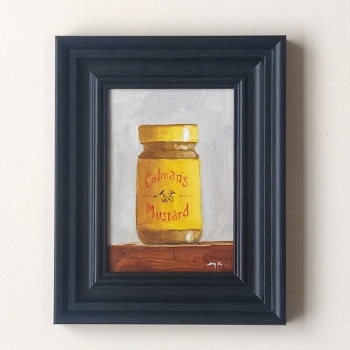 Paul Strydom Framed Original Oil Painting - Coleman's Mustard