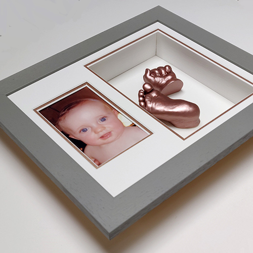 Deep 12x10 Double Photo Frame Baby Casting Kit - Everlasting Castings