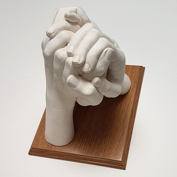 Size 4 Display Plinth - For Family Hands Casts - 16.2 x 21cm