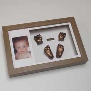 Luxury SOFTWOOD 16x10'' Double Oak Frame