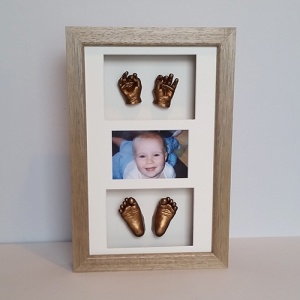 Luxury SOFTWOOD 16x10'' Triple Frame Baby Casting Kit