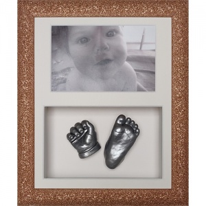 Glitter 10x8'' Double Frame Baby Casting Kit