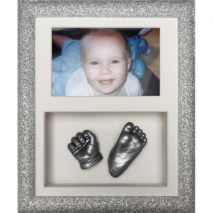 Glitter 10x8'' Double Frame Baby Casting Kit